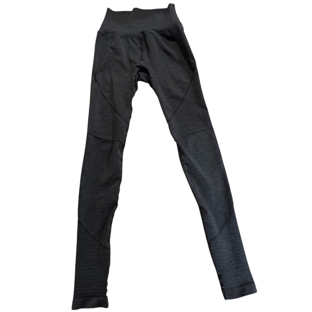 Alphalete High Compression Mid Rise Pump Charcoal Active Leggings, Women’s XS - Picture 7 of 8